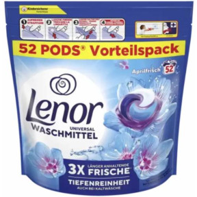 Капсулы для стирки универсальные Lenor All in 1 Aprilfrisch, 52 шт